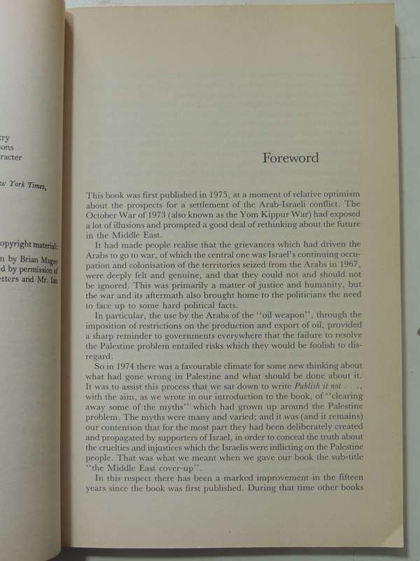 Publish It Not: The Middle East Cover-Up - Christopher Mayhew & Michael Adams