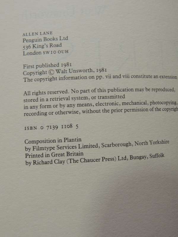 Everest - Walt Unsworth