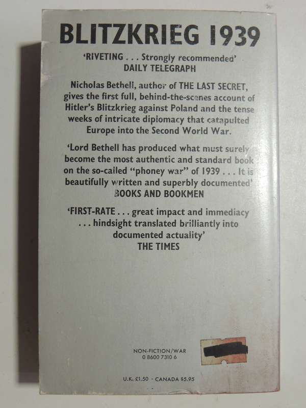 The War Hitler Won  -Nicholas Bethel
