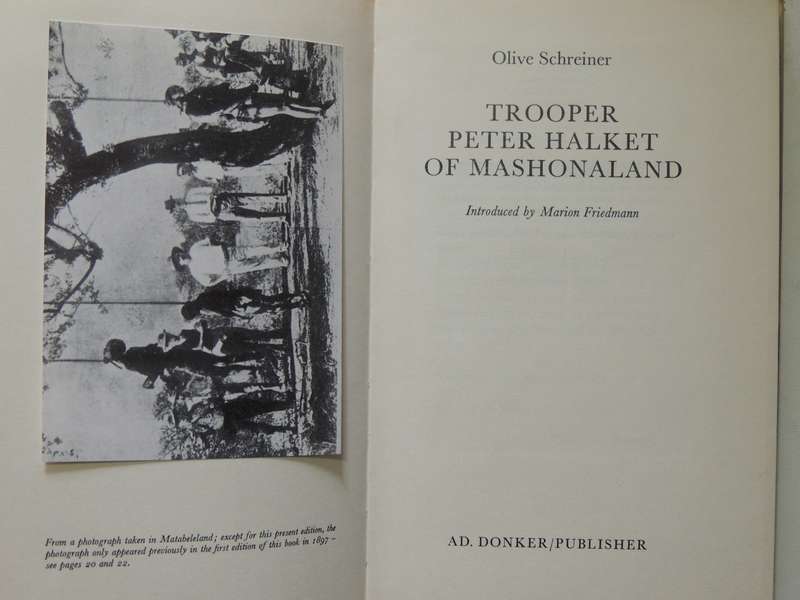 Trooper Peter Halket Of Mashonaland - Olive Schreiner