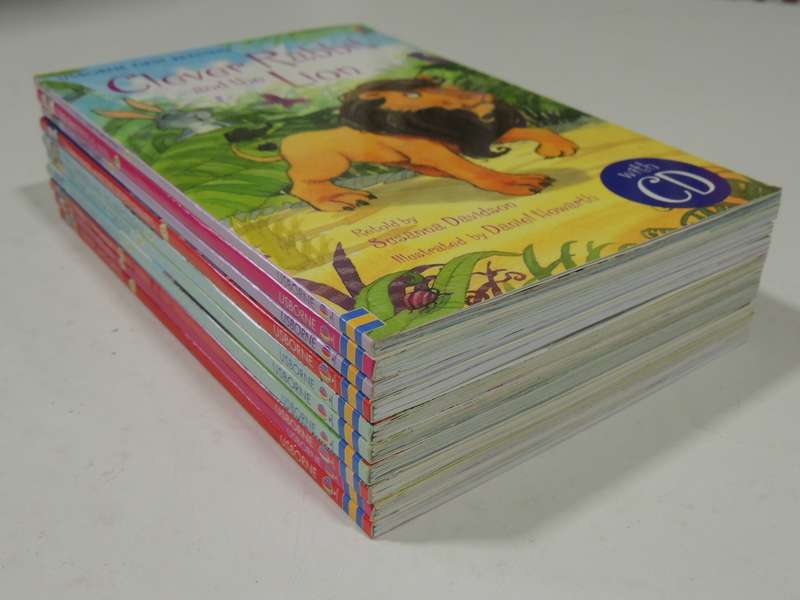 Usborne Young Readers Collection, 10 Books with CD's   (2 CD'S missing)