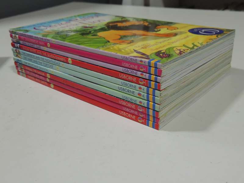 Usborne Young Readers Collection, 10 Books with CD's   (2 CD'S missing)