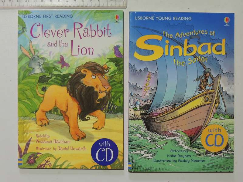 Usborne Young Readers Collection, 10 Books with CD's   (2 CD'S missing)
