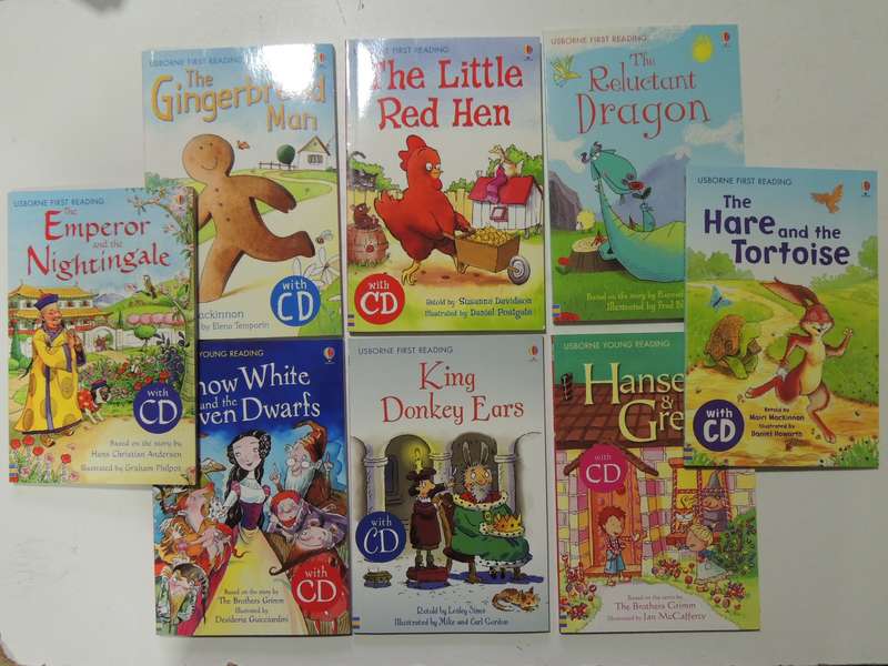 Usborne Young Readers Collection, 10 Books with CD's   (2 CD'S missing)