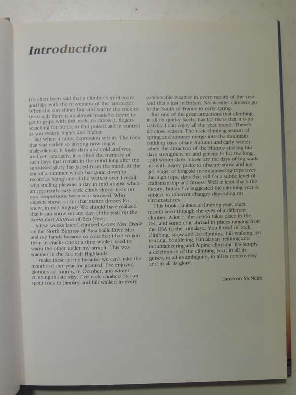 The Book Of The Climbing Year - ed Cameron McNeish