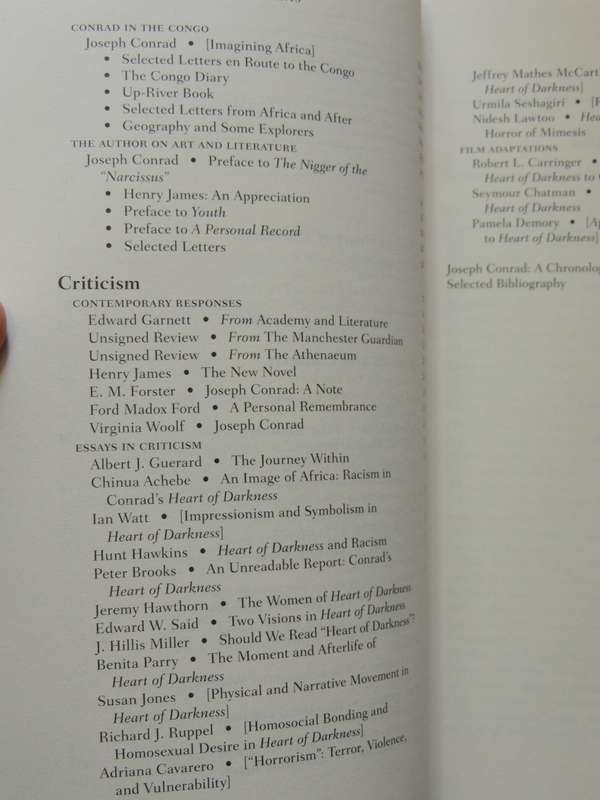 Heart Of Darkness  - Joseph Conrad  (Norton 5th Critical Edition)
