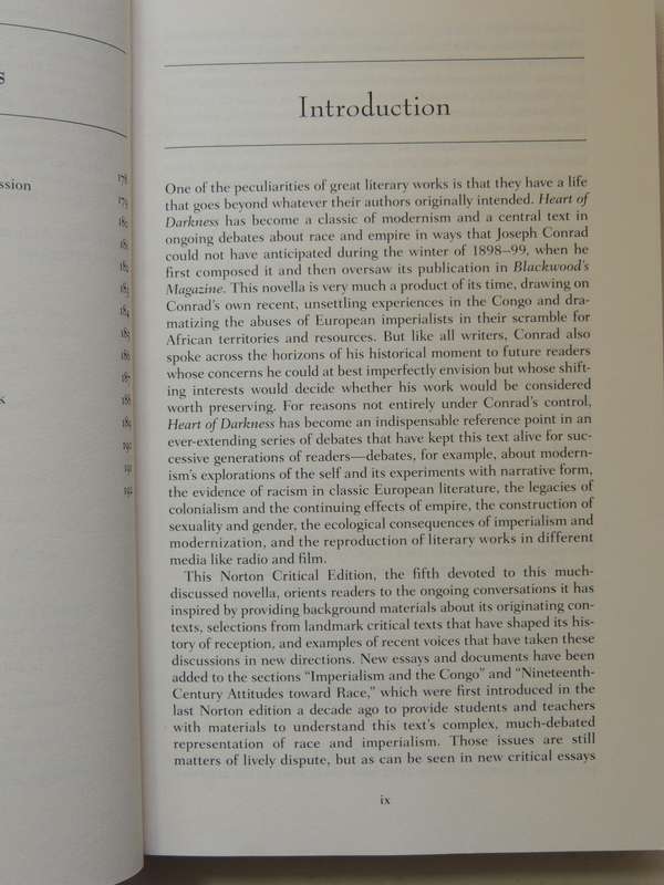 Heart Of Darkness  - Joseph Conrad  (Norton 5th Critical Edition)