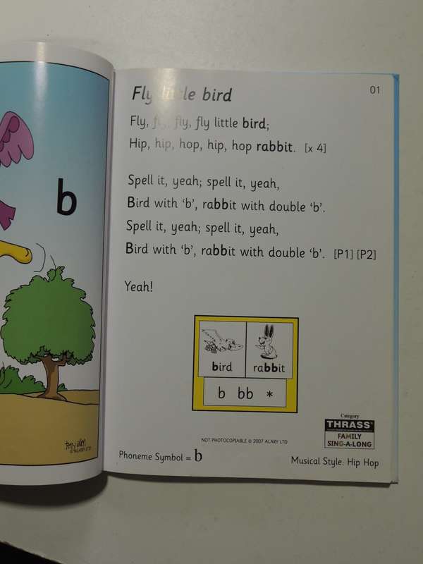 Sing - A - Long Book - Learning Letters