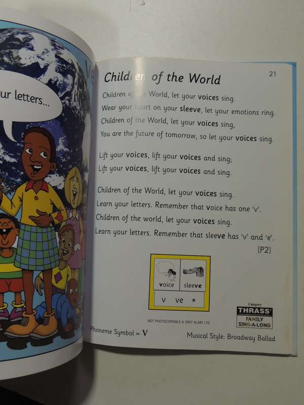 Sing - A - Long Book - Learning Letters