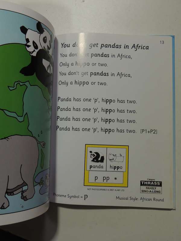 Sing - A - Long Book - Learning Letters