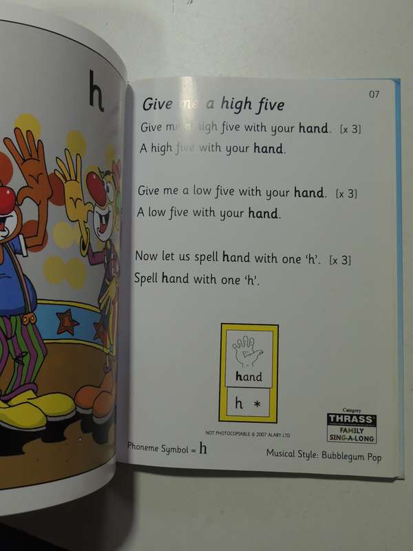 Sing - A - Long Book - Learning Letters