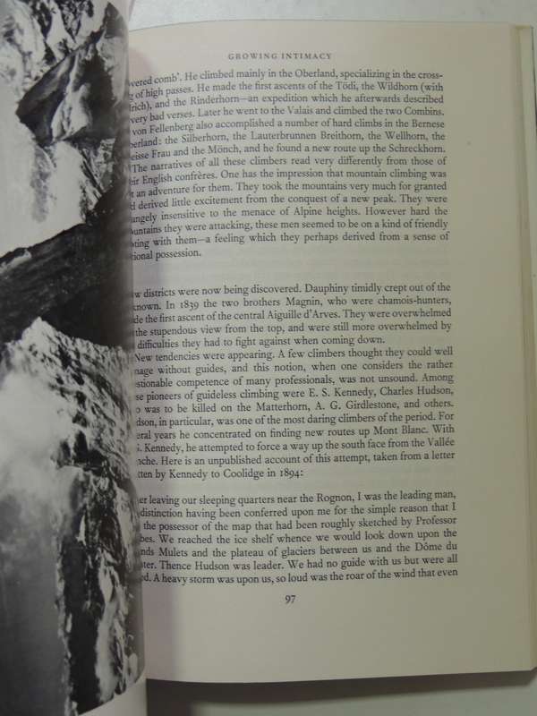 Mountaineering In The Alps: An Historical Survey- Claire Eliane Engel