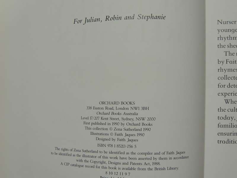 The Orchard Book of Nursery Rhymes- Faith Jaques