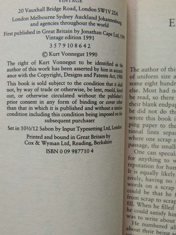 Hocus Pocus - Kurt Vonnegut