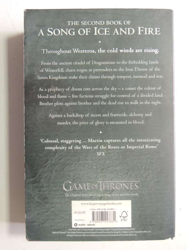 A Clash of Kings Book 2 of A Song of Ice and Fire - George RR Martin