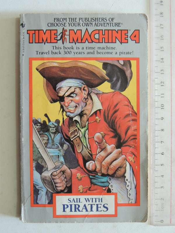 Time Machine 4: Sail With Pirates- Jim Gasperini      Game Book