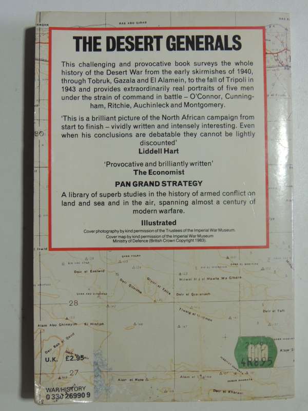 The Desert Generals:The Men Who Led Britain's Armies In ..Epic Desert Warfare ..1940 Correlli Barnet