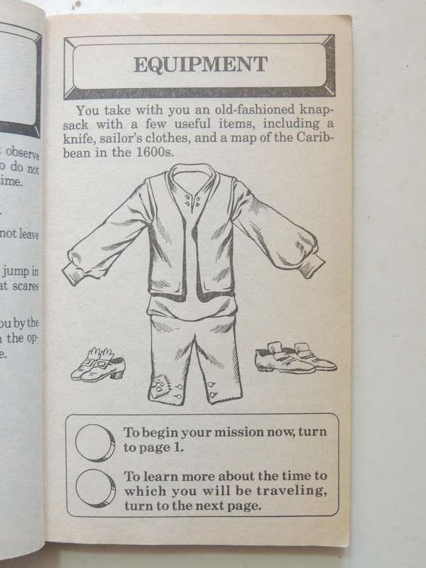 Time Machine 4: Sail With Pirates- Jim Gasperini      Game Book