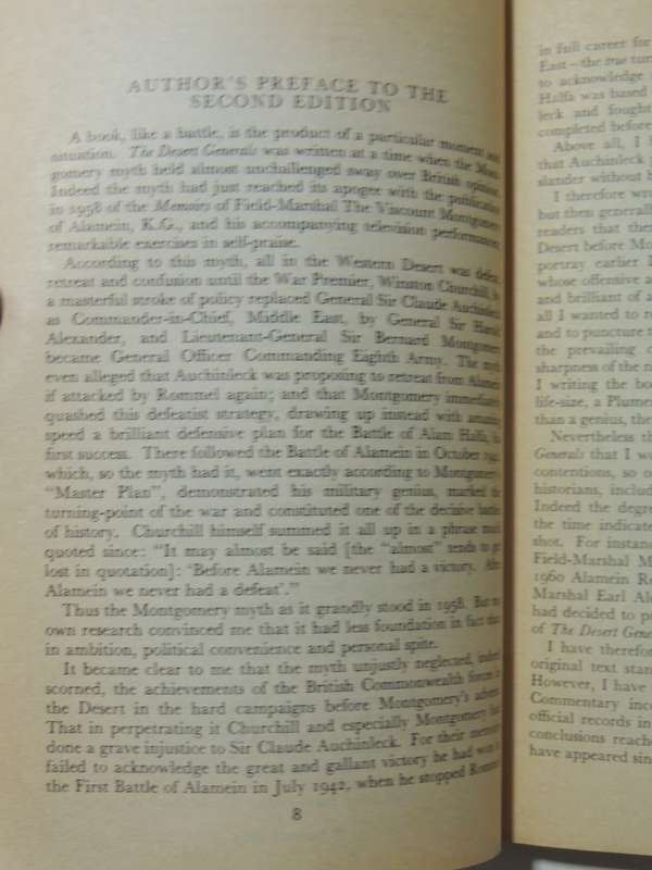 The Desert Generals:The Men Who Led Britain's Armies In ..Epic Desert Warfare ..1940 Correlli Barnet