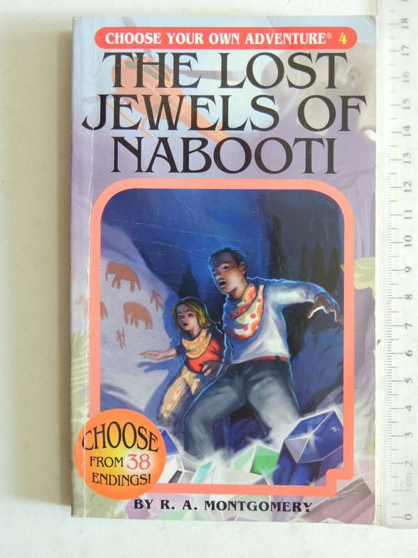 Choose Your Own Adventure 4: The Lost Jewels Of Nabooti - R.A. Montgomery  (slight water damage)