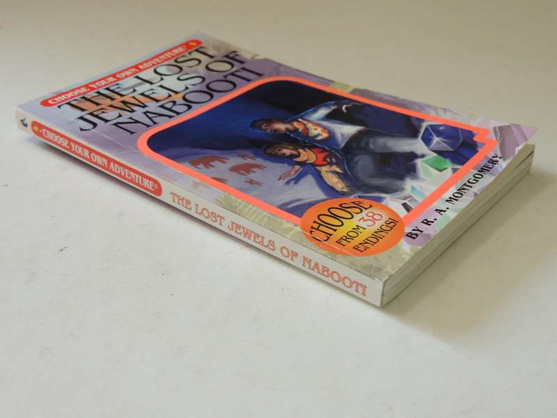 Choose Your Own Adventure 4: The Lost Jewels Of Nabooti - R.A. Montgomery  (slight water damage)