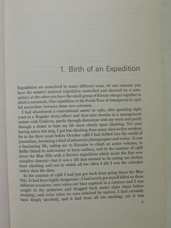 Annapurna South Face - Chris Bonington