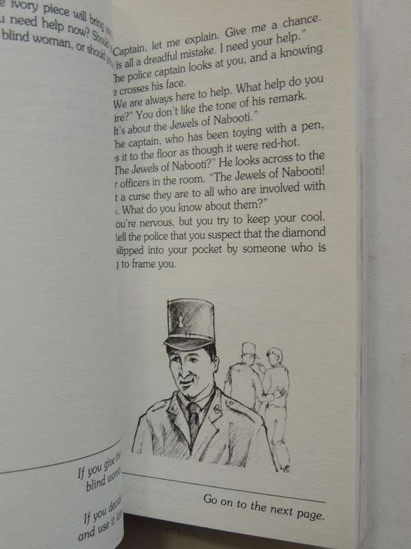 Choose Your Own Adventure 4: The Lost Jewels Of Nabooti - R.A. Montgomery  (slight water damage)