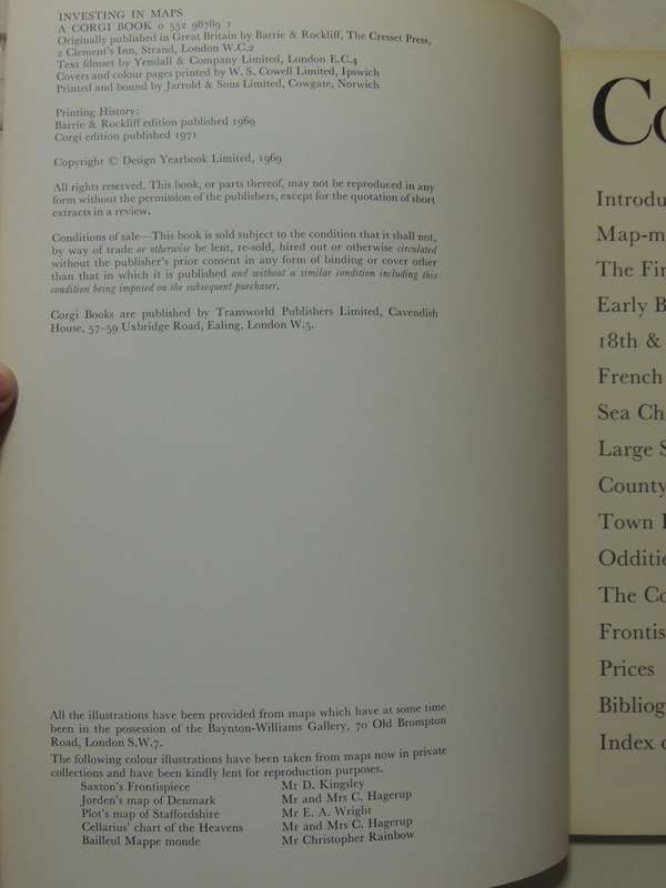 Investing In Maps - Roger Baynton-Williams