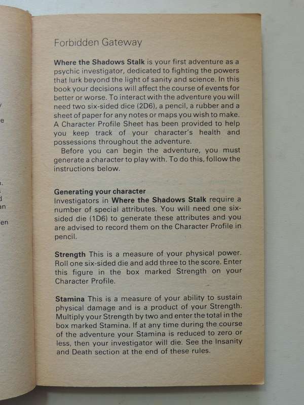 Forbidden Gateway Book 1: Where The Shadows Stalk - Clive & Ian Bailey   (some marking)