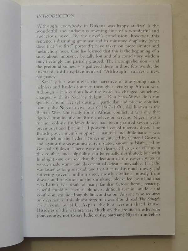 Longman African Writers: Sozaboy - Ken Saro-Wiwa