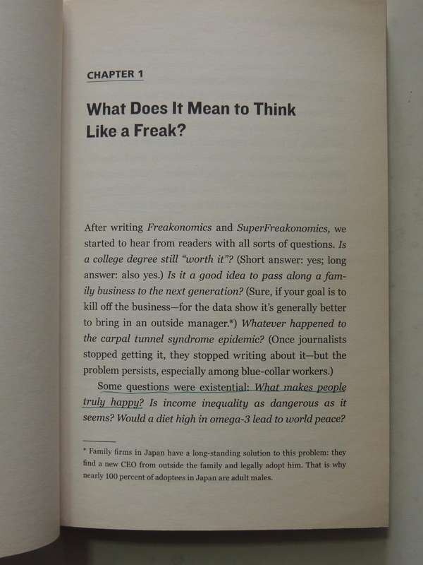 Think Like A Freak - How to Think Smarter About Almost Everything Stephen D Levitt, Stephen J Dubner