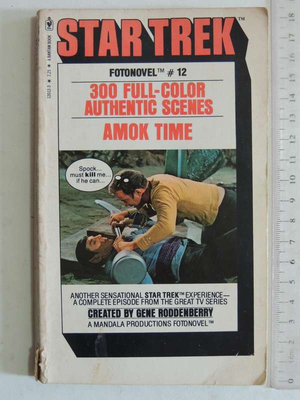 Star Trek Fotonovel # 12: Amok Time Theodore Sturgeon   (as is, see description)