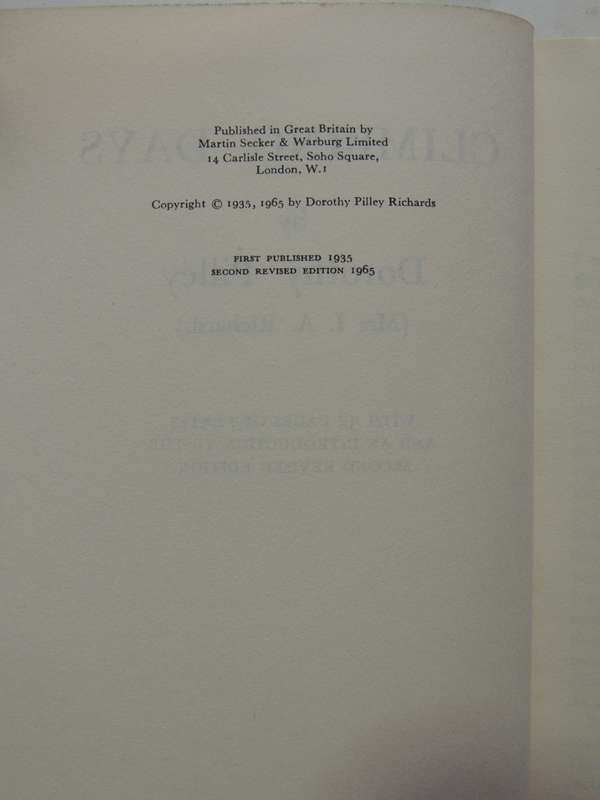 Climbing Days - Dorothy Pilley   Revised Edition 1965