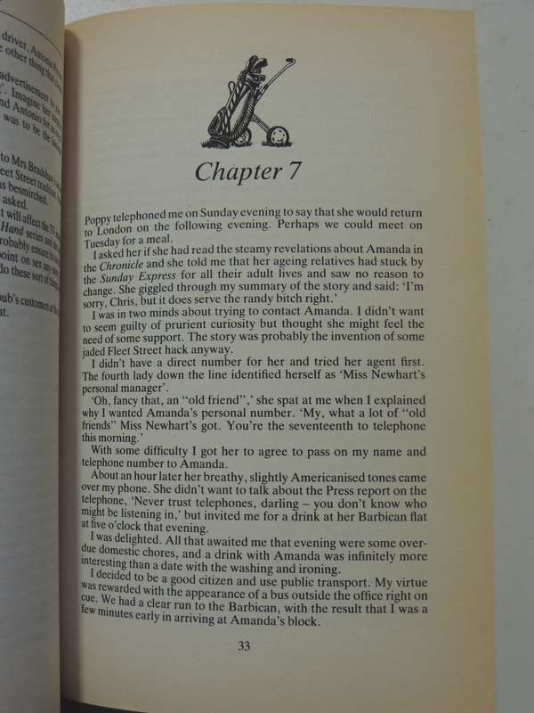 A Deadly Lie: A Chris Ludlow Golfing Thriller- Malcolm Hamer  FIRST EDITION 1992