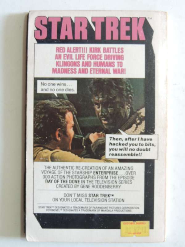 Star Trek Fotonovel #10: Day Of The Dove  - Jerome Bixby   (as is, see description)