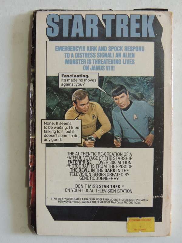 StarTrek Fotonovel # 9: The Devil In The Dark - Gene L. Coon    (as is, see description)