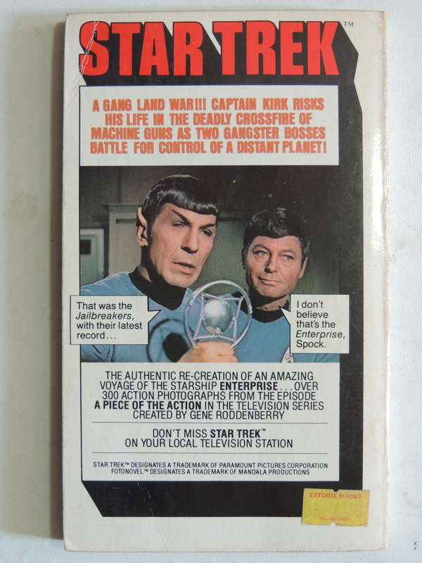 StarTrek Fotonovel # 8: A Piece Of The Action - David P. Harmon & Gene L. Coon
