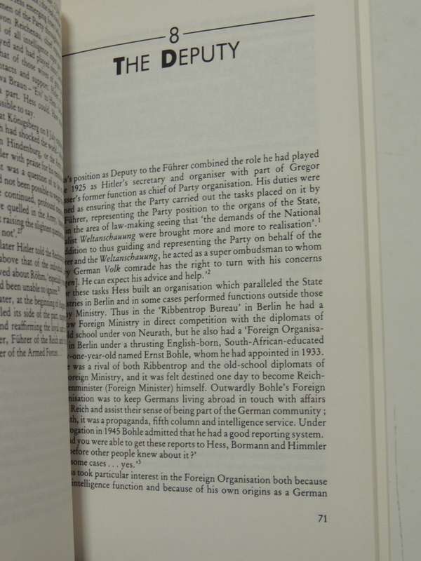 Hess: The Fuhrer's Disciple- Peter Padfield