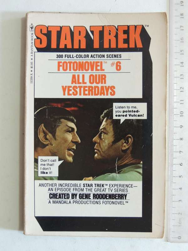 StarTrek Fotonovel # 6: All Our Yesterdays  - Jean Lissette Aroeste  (as is)