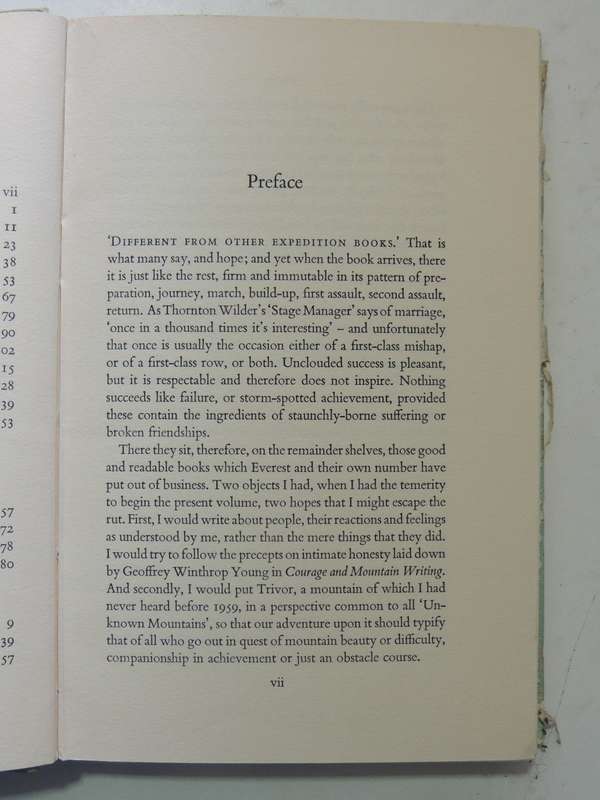 To The Unknown Mountain: Ascent Of An Unexplored Twenty-Five Thousander In Karakoram - Wilfred Noyce