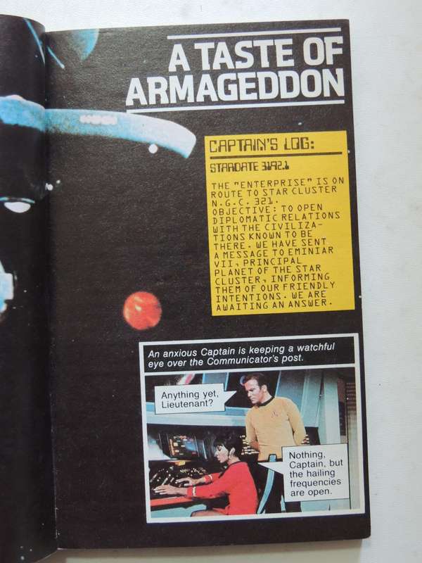 StarTrek Fotonovel # 4: A Taste Of Armageddon- Robert Hamner & Gene L. Coon