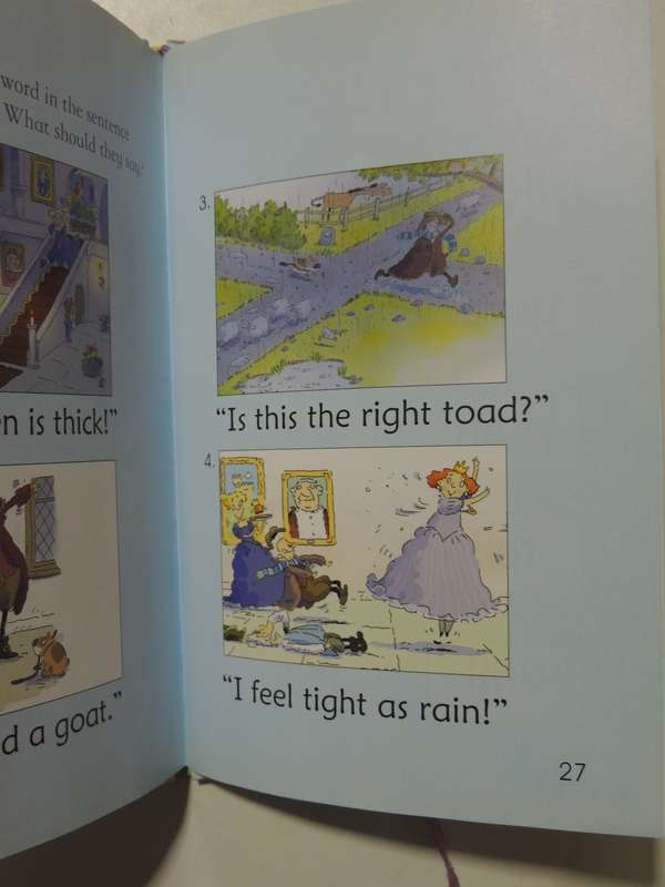 The Queen Makes A Scene- Mairi Mackinnon   Usborne Very First  Reading Book 6