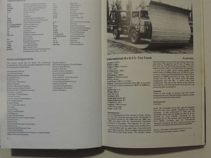 Military Vehicles Of The World - Christopher F. Foss    1st Edition 1976