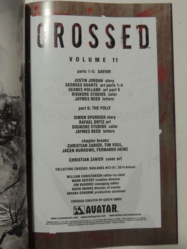 Crossed Vol 11: Badlands - Justin Jordan & Simon Spurrier