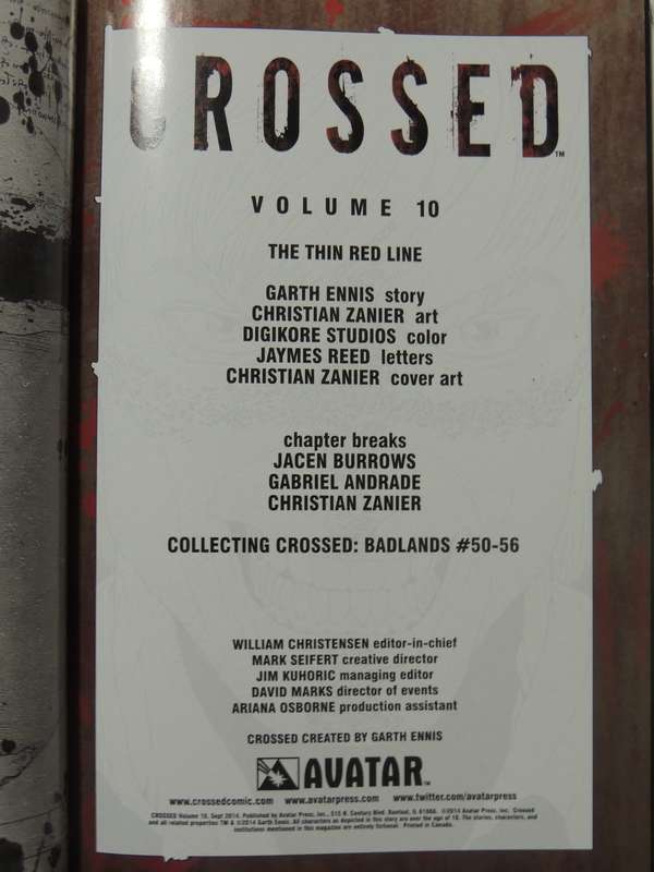 Crossed Vol 10: Badlands - Garth Ennis & Christian Zanier