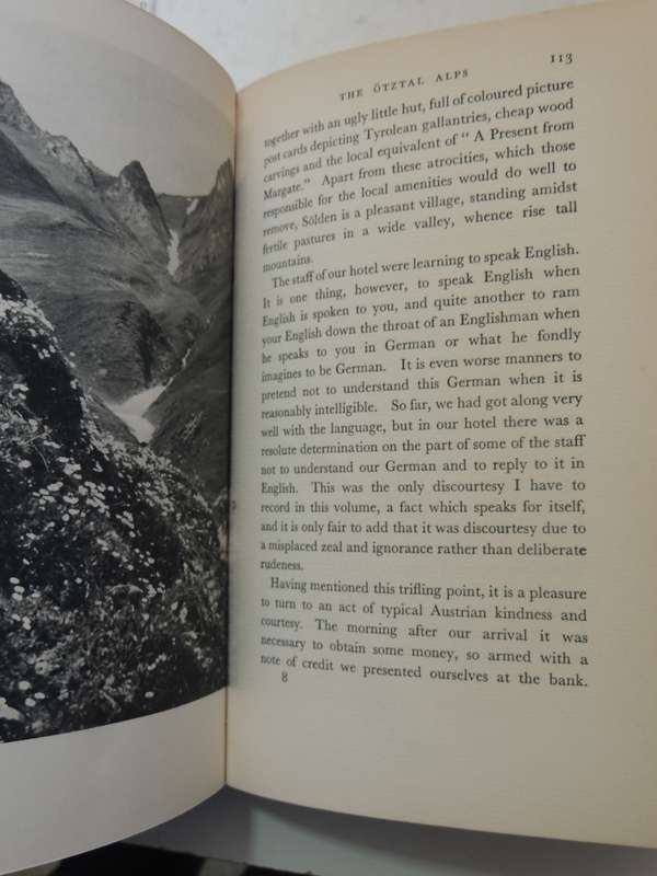 Over Tyrolese Hills- F.S. Smythe   FIRST EDITION   1936