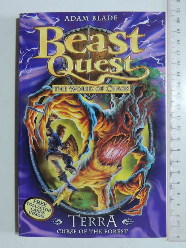 Beast Quest The World Of Chaos: Terra - Curse Of The Forest - Adam Blade   NO CARDS