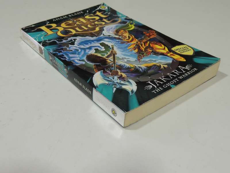 Beast Quest: Jakara - The Ghost Warrior - Adam Blade   NO CARDS