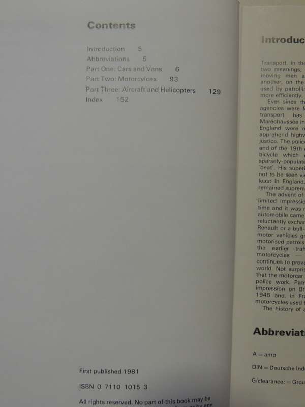 Police Vehicles Of The World - Roy D. Ingleton
