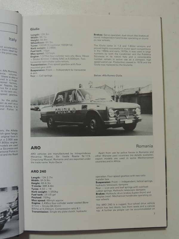 Police Vehicles Of The World - Roy D. Ingleton